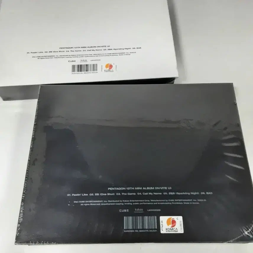 [BUNJANG] PENTAGON INVITE U Album White/Black Set / 펜타곤 INVITE U 앨범 화이트/블랙 세트