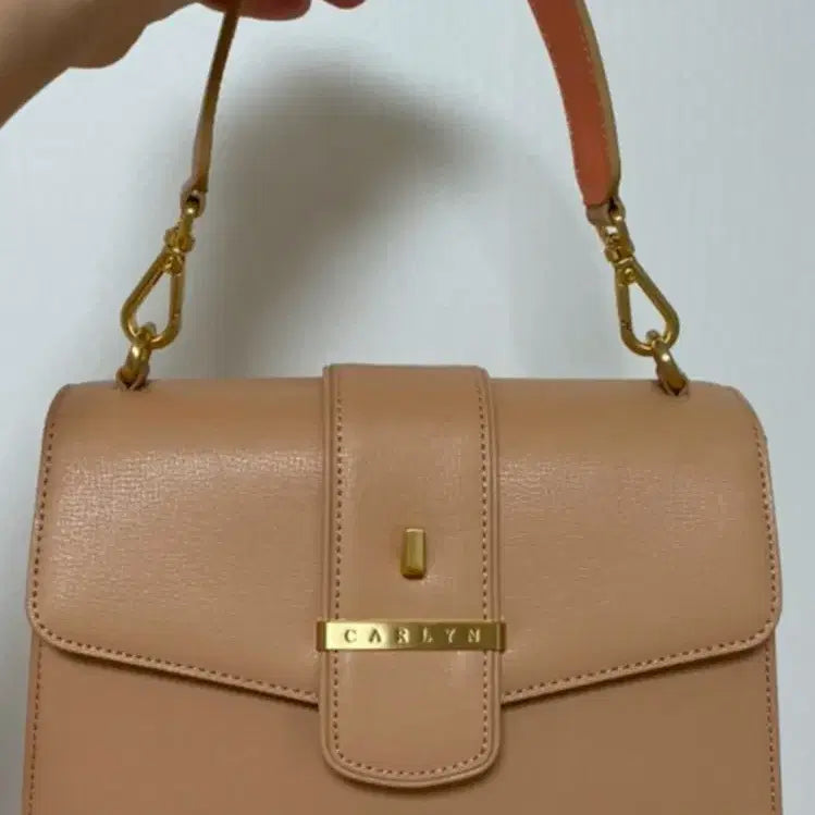 [BUNJANG] CARLYN Pink Beige Handbag / [급처,무배]칼린가방