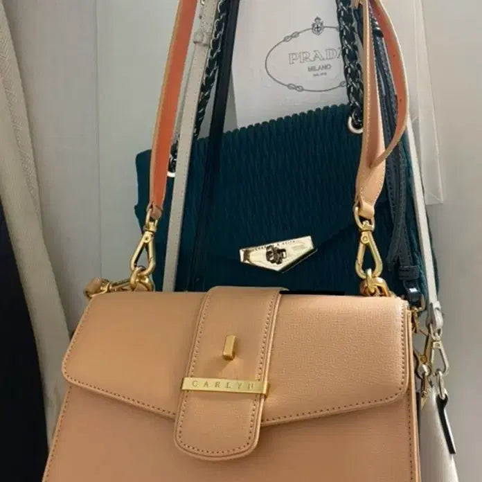[BUNJANG] CARLYN Pink Beige Handbag / [급처,무배]칼린가방