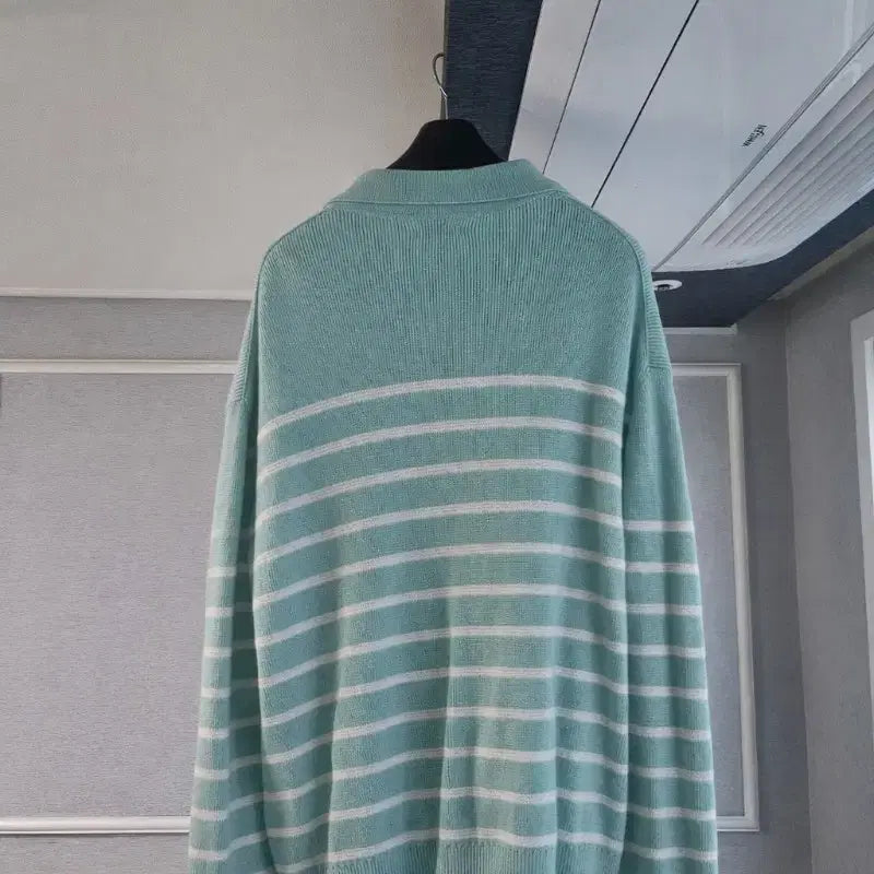[BUNJANG] System Homme Long Sleeve Knit T-Shirt Size 105 / [거의 새것] 시스템옴므 카라 니트 긴팔 티셔츠 105