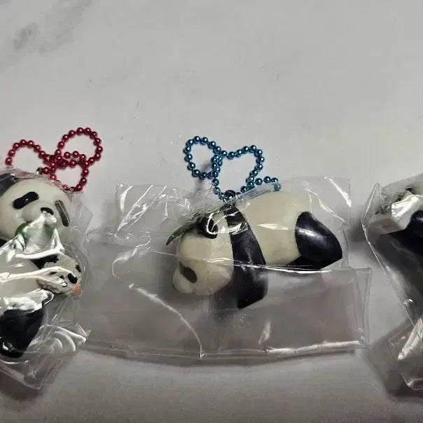 [BUNJANG] Re-Ment Miniature Panda Dog Tag Keychain - Item 3 / 리멘트 미니어쳐 - 판다 군번줄 키링 3번 새상품