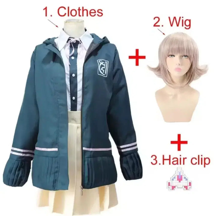 [BUNJANG] Danganronpa Chiaki Nanami Cosplay Set / 단간론파 나나미 치아키 코스프레 세트