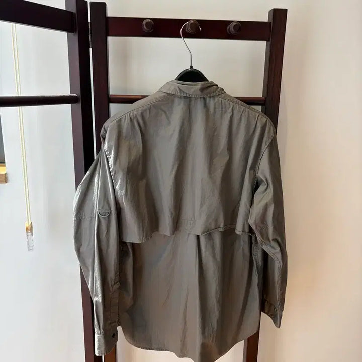 [BUNJANG] Unfil Metallic Blue Shirt / Unfil 언필 셔츠