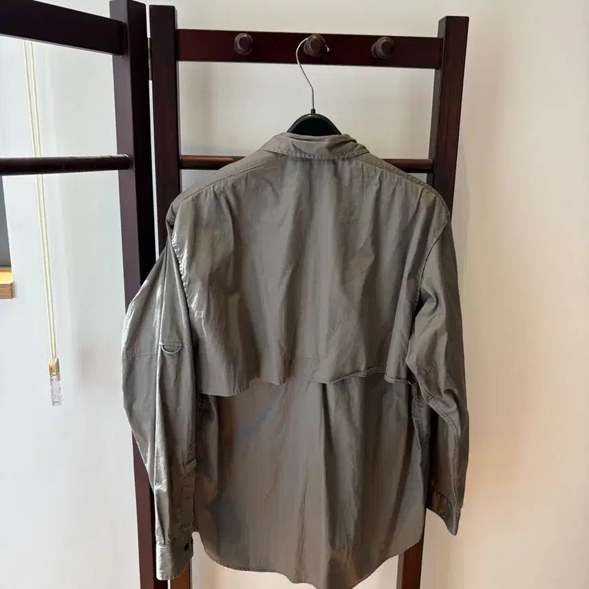 [BUNJANG] Unfil Metallic Blue Shirt / Unfil 언필 셔츠