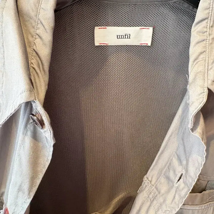 [BUNJANG] Unfil Metallic Blue Shirt / Unfil 언필 셔츠