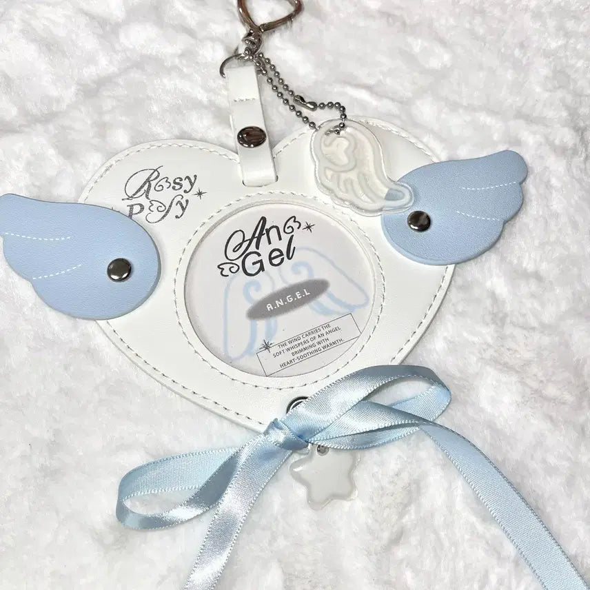 [BUNJANG] Angelcore Heart-Shaped Case Keyring / 엔젤코어 하트 키링