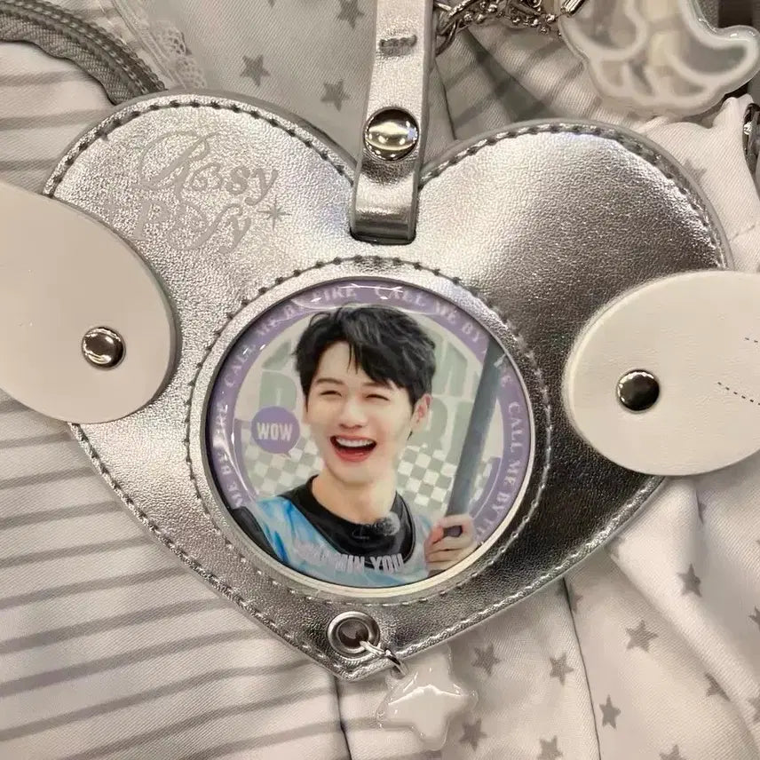 [BUNJANG] Angelcore Heart-Shaped Case Keyring / 엔젤코어 하트 키링
