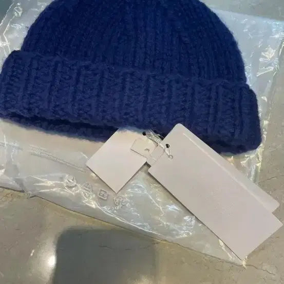 [BUNJANG] Maison Margiela Navy Beanie / 마르지엘라 비니