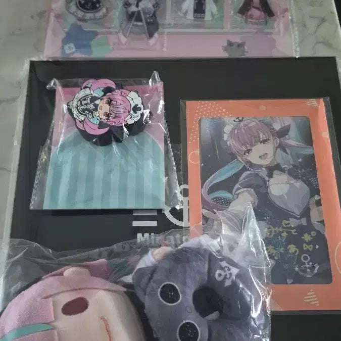 [BUNJANG] Hololive Minato Aqua Graduation Goods Set / 홀로라이브 미나토 아쿠아 졸업 굿즈 세트 인형 키링 팔아요