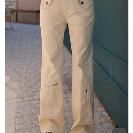 [BUNJANG] Kindame Bootcut Wide Pants / 카인다미 포켓 골반뽕 부츠컷 와이드 팬츠 블랙