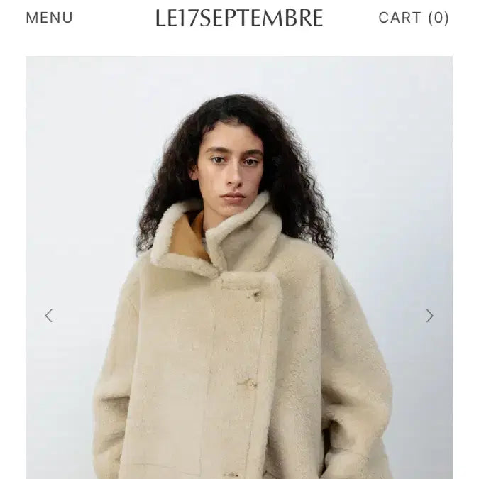 [BUNJANG] Le17septembre Suede Fur Reversible Coat / 르917 Le17septembre 스웨이드 퍼 리버서블 코트 (무스탕)