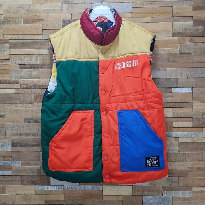 [BUNJANG] Ice Biscuit Padded Vest / 아이스 비스킷 패딩 조끼 (넉살착용)단추x
