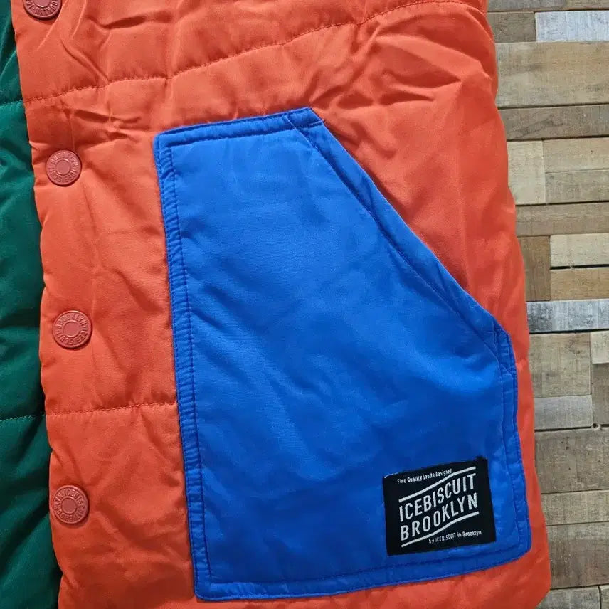[BUNJANG] Ice Biscuit Padded Vest / 아이스 비스킷 패딩 조끼 (넉살착용)단추x