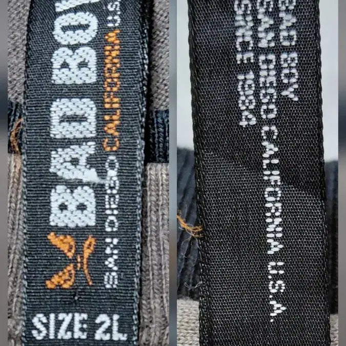 [SOLD OUT] [2L] 빈티지 배드보이(BAD BOY) 레이어드 로고 롱슬리브