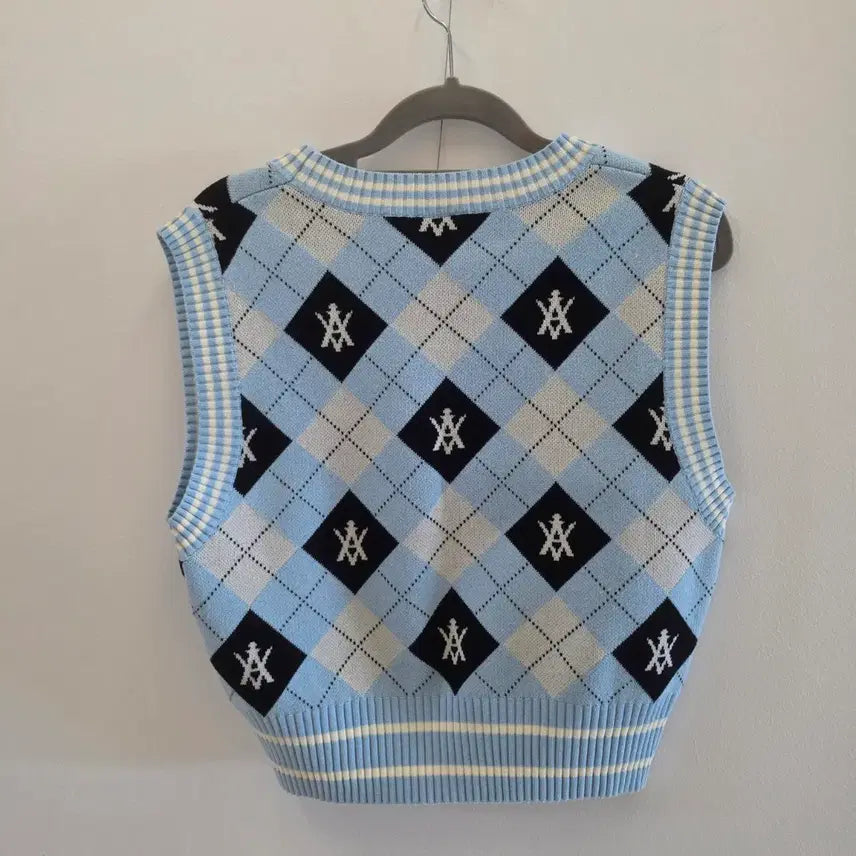 [BUNJANG] ADLV Argyle Knit Vest / 정품ADLV  니트 조끼 OS