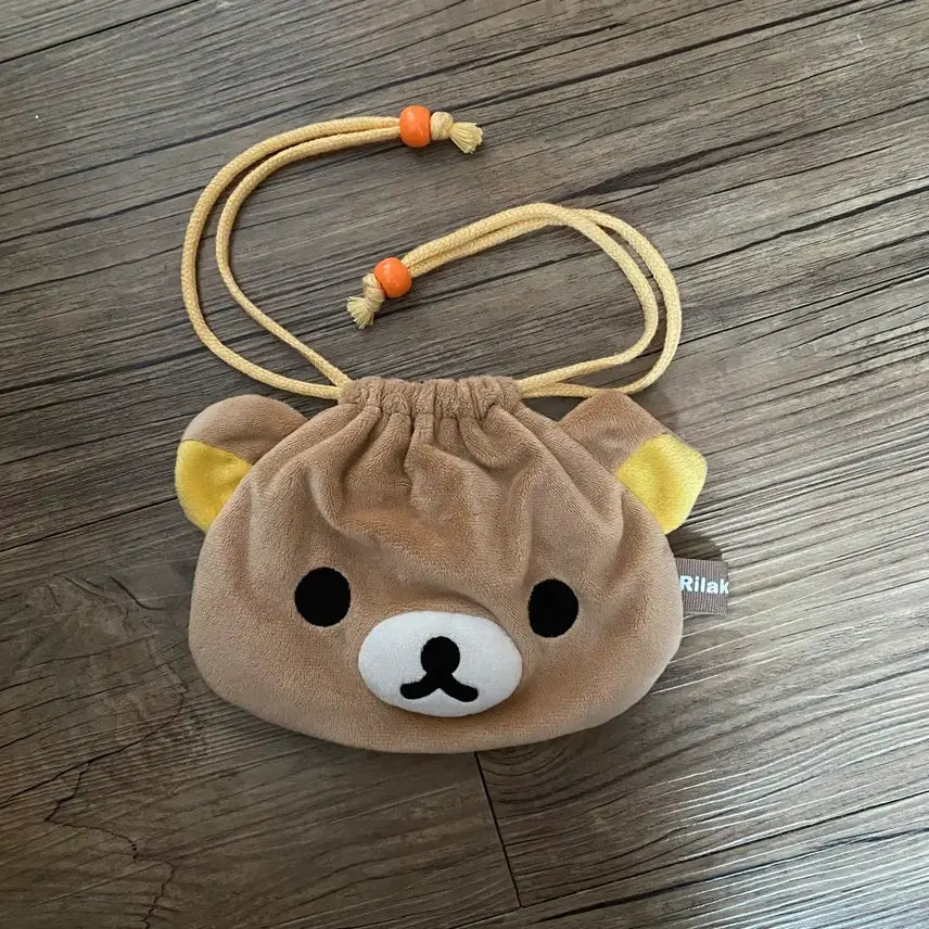[BUNJANG] San-X Rilakkuma Drawstring Pouch / 산엑스 리락쿠마 조리개 파우치
