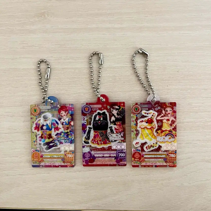 [BUNJANG] Aikatsu! Acrylic Keyring Gashapon / 아이카츠 아이엠스타 카드 가챠 아크릴 키링 반다이 가샤폰