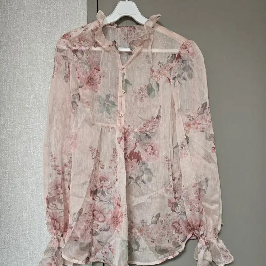 [BUNJANG] See-through Blouse Bundle Set / 시스루 블라우스 3개 일괄판매
