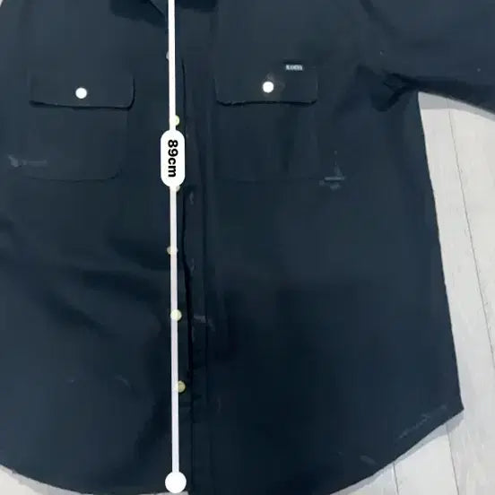 [BUNJANG] Kamiya Boro Black Duck Shirt / 카미야 보로 블랙 덕 셔츠