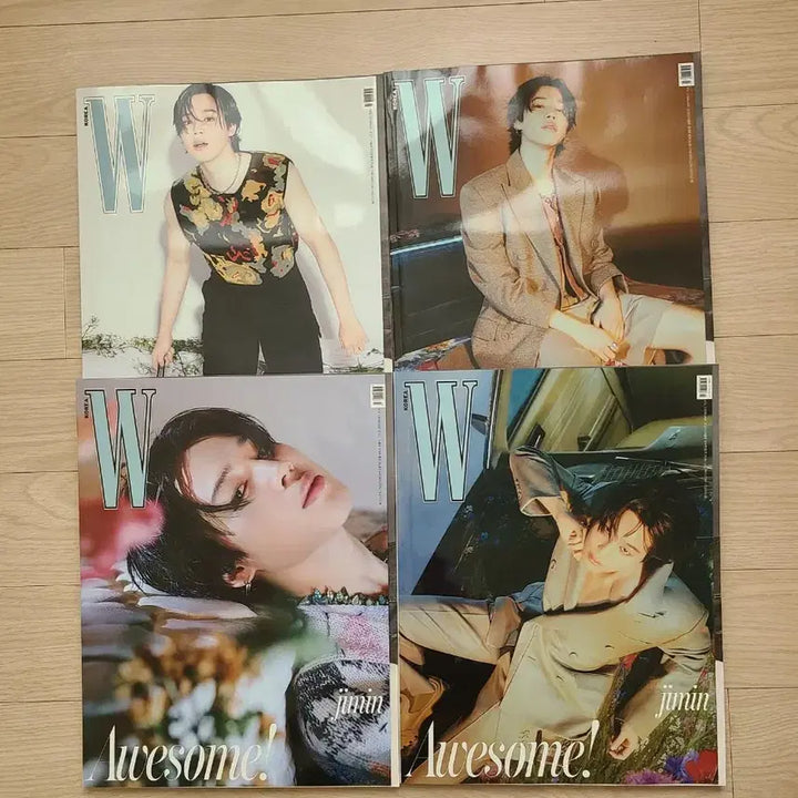 [SOLD OUT] 일괄) W 더블유 지민 잡지 방탄소년단