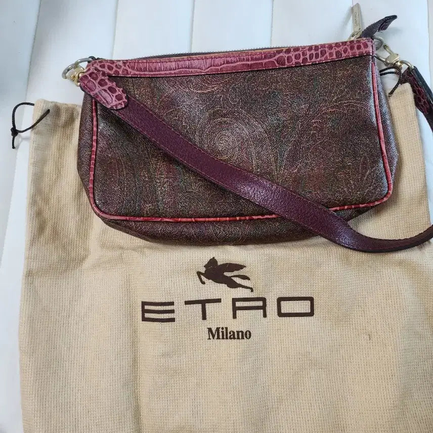 [BUNJANG] Etro Paisley Mini Shoulder Bag / 에트로 페이즐리 미니 숄더백 + 더스트백