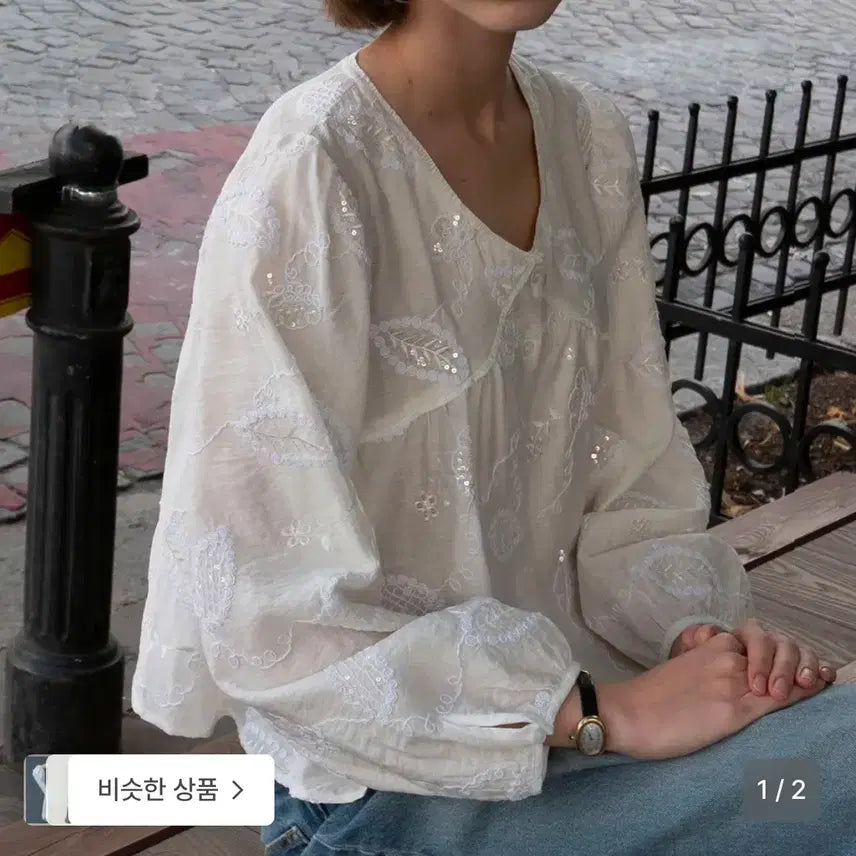 [BUNJANG] Lugner Roe Blouse / 루그너 로에 블라우스