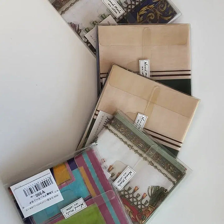 [SOLD OUT] <새상품>일본 핸드메이드 손수건 5장 일괄