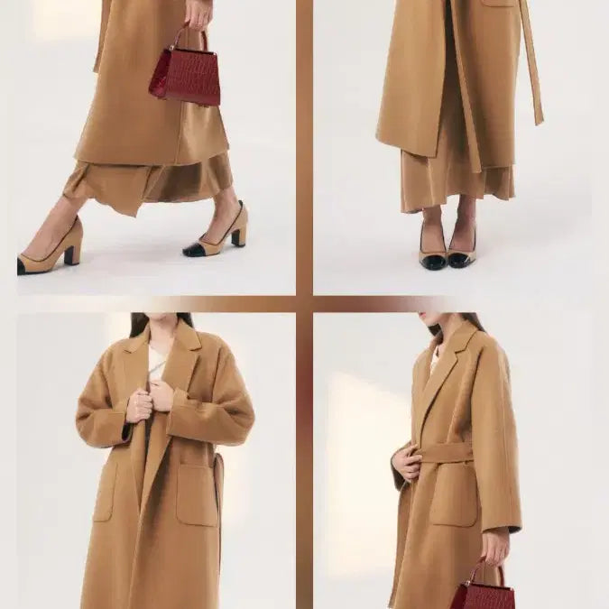 [BUNJANG] Blancshow Baby Cashmere Coat - Camel Cream Beige / 블랑쇼 베이 캐시미어 코트 s 카멜 크림베이지