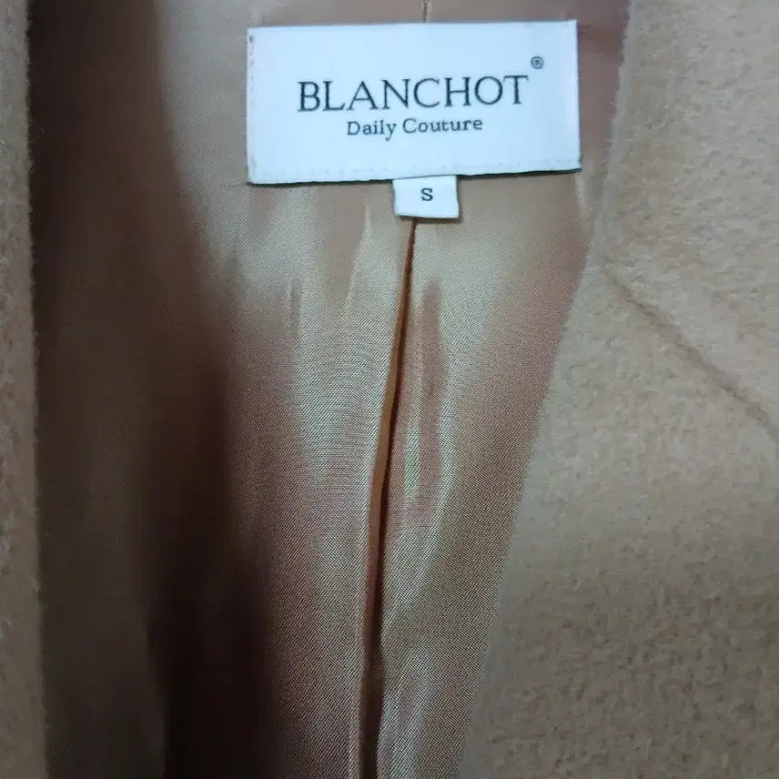 [BUNJANG] Blancshow Baby Cashmere Coat - Camel Cream Beige / 블랑쇼 베이 캐시미어 코트 s 카멜 크림베이지