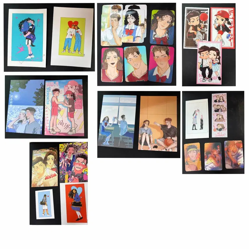 [BUNJANG] Slam Dunk Taesup and Hanna Unofficial Goods Bundle Set / 슬램덩크 태섭한나 비공굿