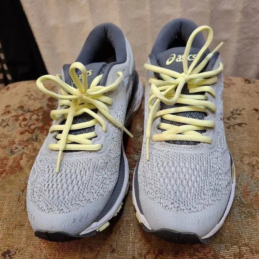 [BUNJANG] Asics Gel-Kayano Sneakers Gray/Yellow / 아식스 젤 카노아 운동화 회색/노란색