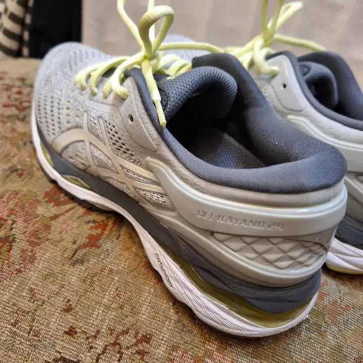 [BUNJANG] Asics Gel-Kayano Sneakers Gray/Yellow / 아식스 젤 카노아 운동화 회색/노란색