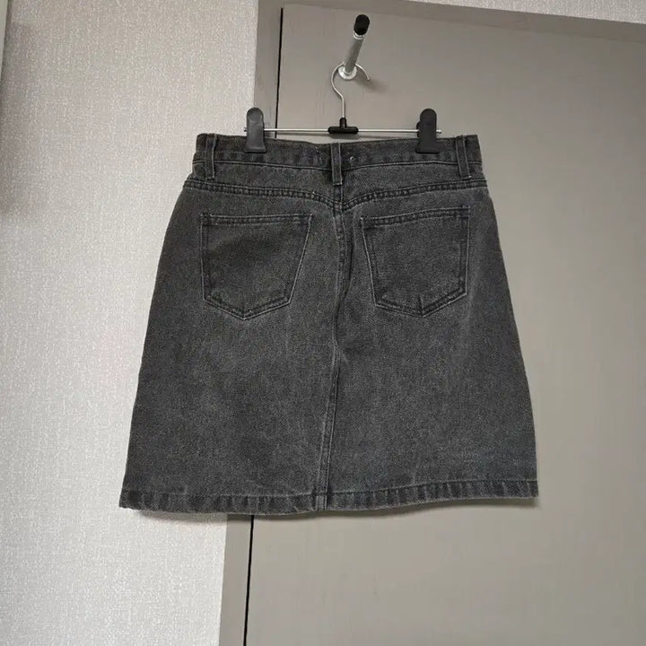 [BUNJANG] 98DOCCII Grey Denim Midi Skirt (L) / 98도씨 제작 그레이데님 스커트