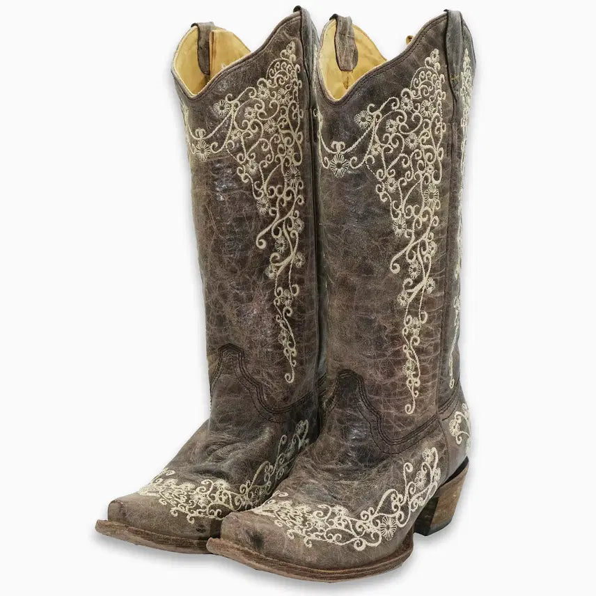 [BUNJANG] CORRAL Western Leather Boots / 코랄(CORRAL) 웨스턴 레더 부츠 6(230)사이즈 BT23003