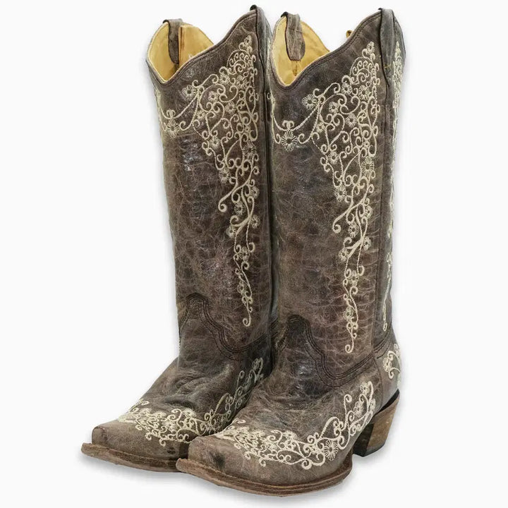 [BUNJANG] CORRAL Western Leather Boots / 코랄(CORRAL) 웨스턴 레더 부츠 6(230)사이즈 BT23003