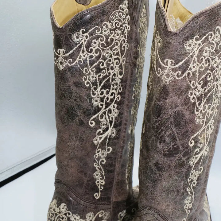 [BUNJANG] CORRAL Western Leather Boots / 코랄(CORRAL) 웨스턴 레더 부츠 6(230)사이즈 BT23003