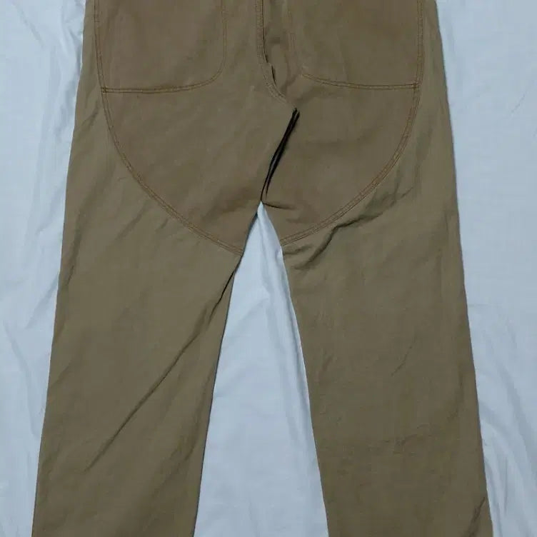 [BUNJANG] R.NEWBOLD Herringbone Work Pants / [L] R.NEWBOLD 알뉴볼드 파라핀 가공 헤링본 워크 팬츠 (카멜)