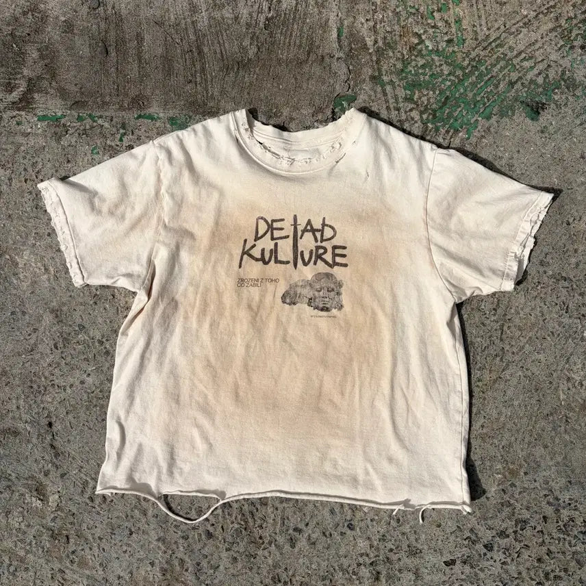 [BUNJANG] DEAD KULTURE Printed Short Sleeve T-shirt / 데드컬처 DEAD KULTURE 프린팅 반팔 티셔츠