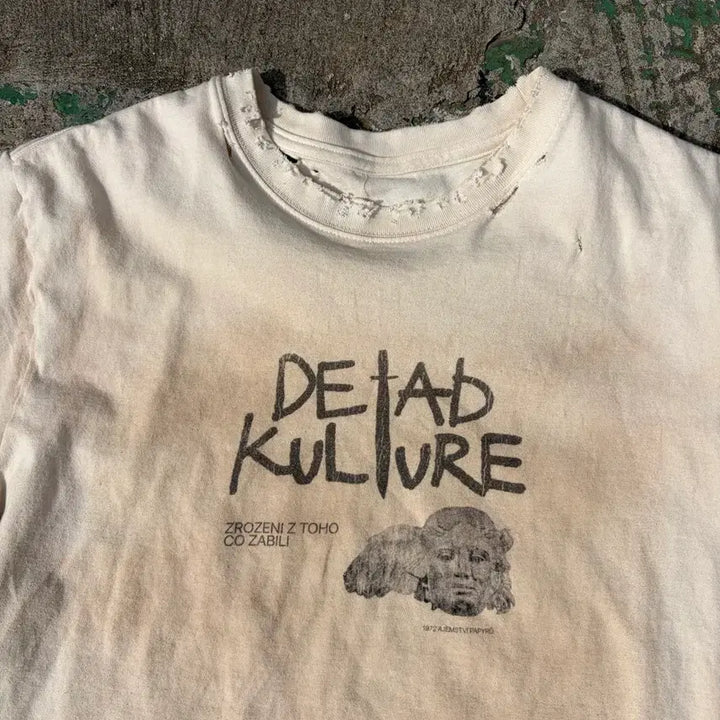 [BUNJANG] DEAD KULTURE Printed Short Sleeve T-shirt / 데드컬처 DEAD KULTURE 프린팅 반팔 티셔츠
