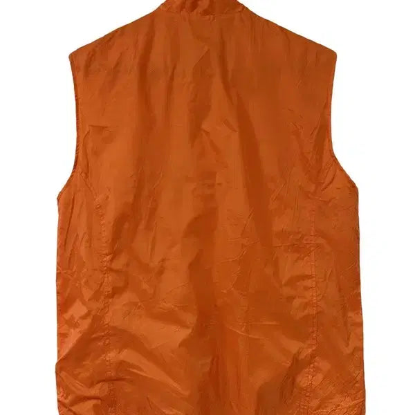 [BUNJANG] JPN 81 Logo Zip-up Vest Orange / [S] JPN 81로고 집업조끼 오렌지