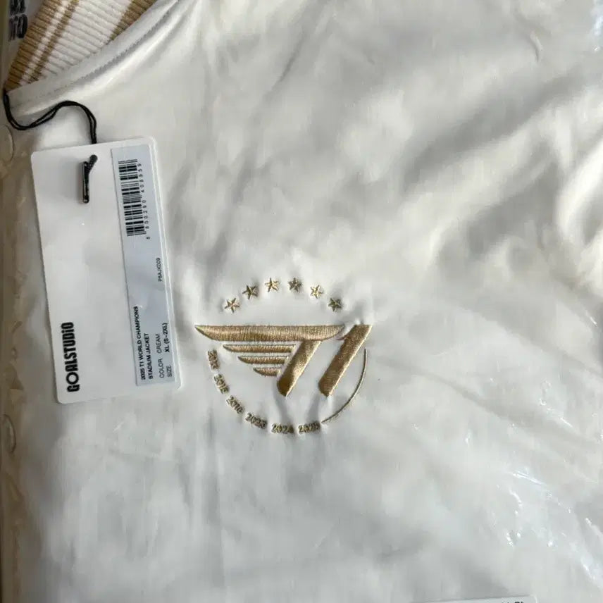 [BUNJANG] T1 2025 World Champion Jersey Jacket XL / T1 2025 금뱃지 6성 월드 챔피언 유니폼 자켓 XL