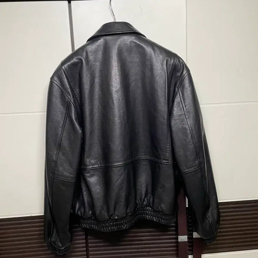 [BUNJANG] In Silence Vegetable Leather Flight Jacket / [실착2회] 인사일런스 베지터블 레더 플라이트 자켓