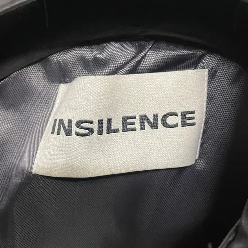 [BUNJANG] In Silence Vegetable Leather Flight Jacket / [실착2회] 인사일런스 베지터블 레더 플라이트 자켓