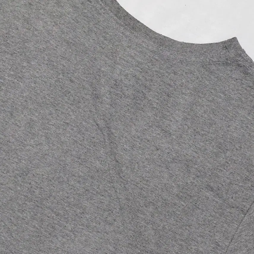 [BUNJANG] A.P.C. U.S. Logo T-Shirt (Melange Gray, S) / A.P.C. U.S. 로고 반팔 티셔츠 (멜란지 그레이 / S)