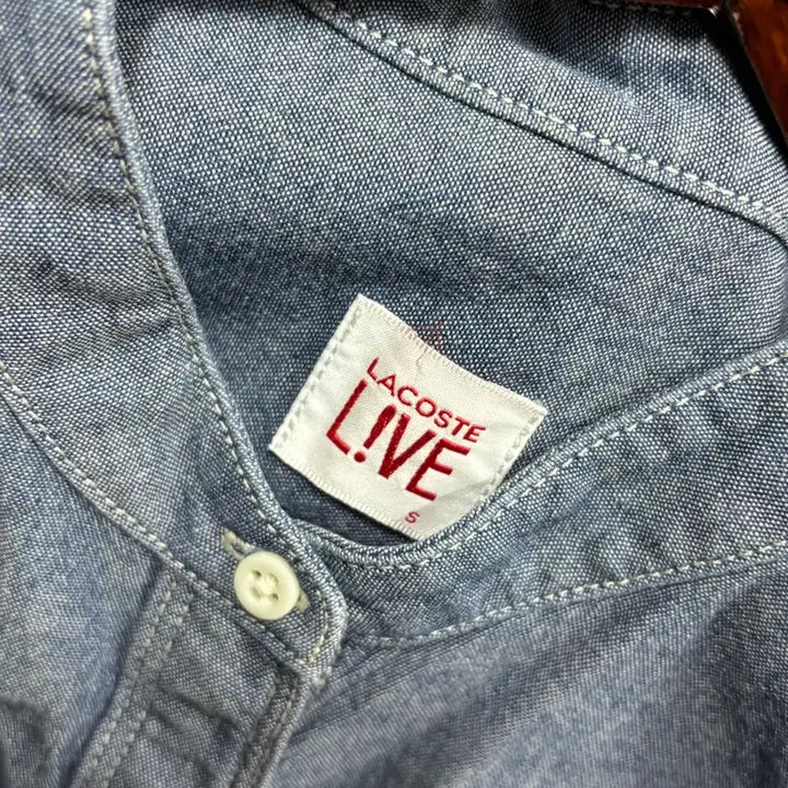 [BUNJANG] Lacoste Light Wash Denim Dress / 라코스테 정품 연청 원피스