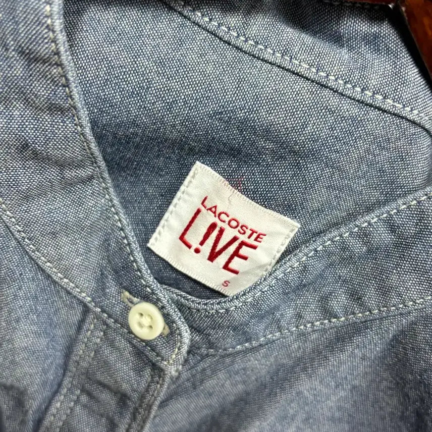 [BUNJANG] Lacoste Light Wash Denim Dress / 라코스테 정품 연청 원피스
