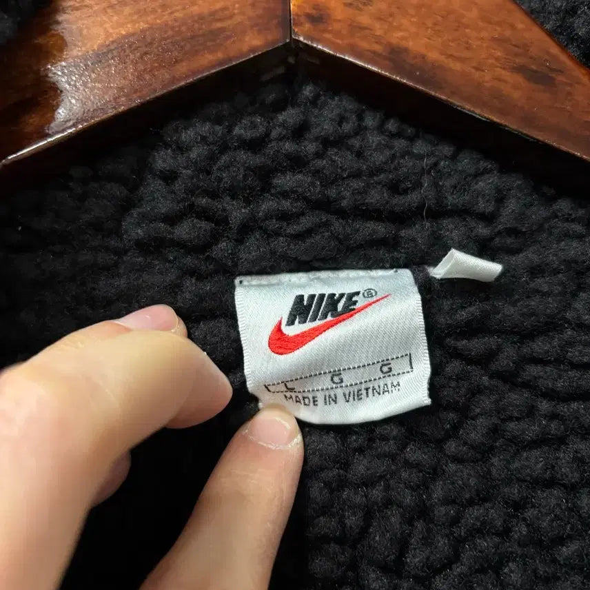 [BUNJANG] Nike Big Swoosh Fleece Coat / 나이키 빅스우시 양털 돕바