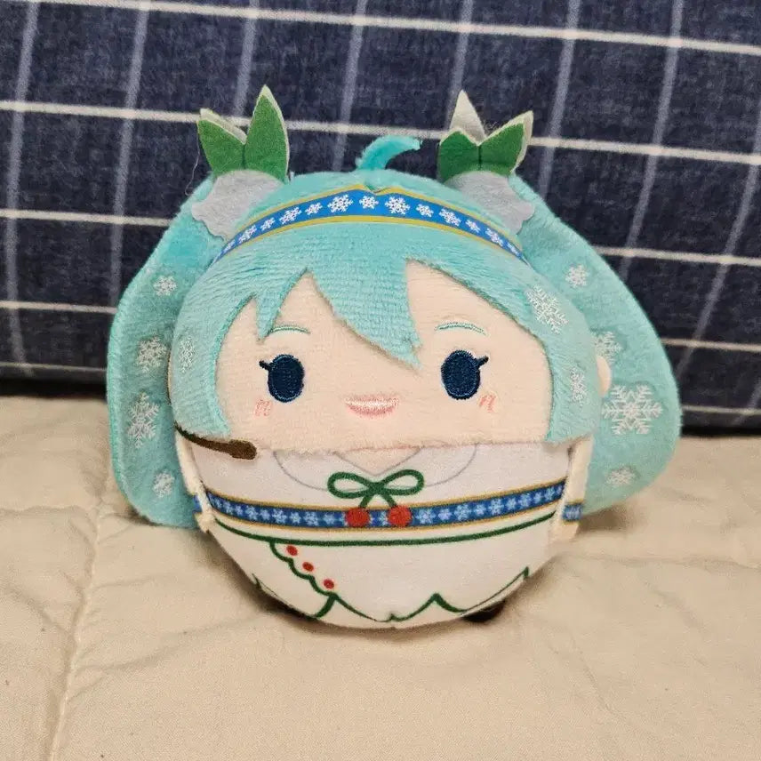 [BUNJANG] Hatsune Miku Snow Miku Fuwakororin Plush / 하츠네 미쿠 유키 미쿠 후와코로링