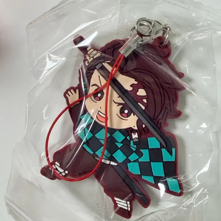 [BUNJANG] Demon Slayer Tanjiro Rubber Keychain / 귀멸의 칼날 고무키링_ 탄지로