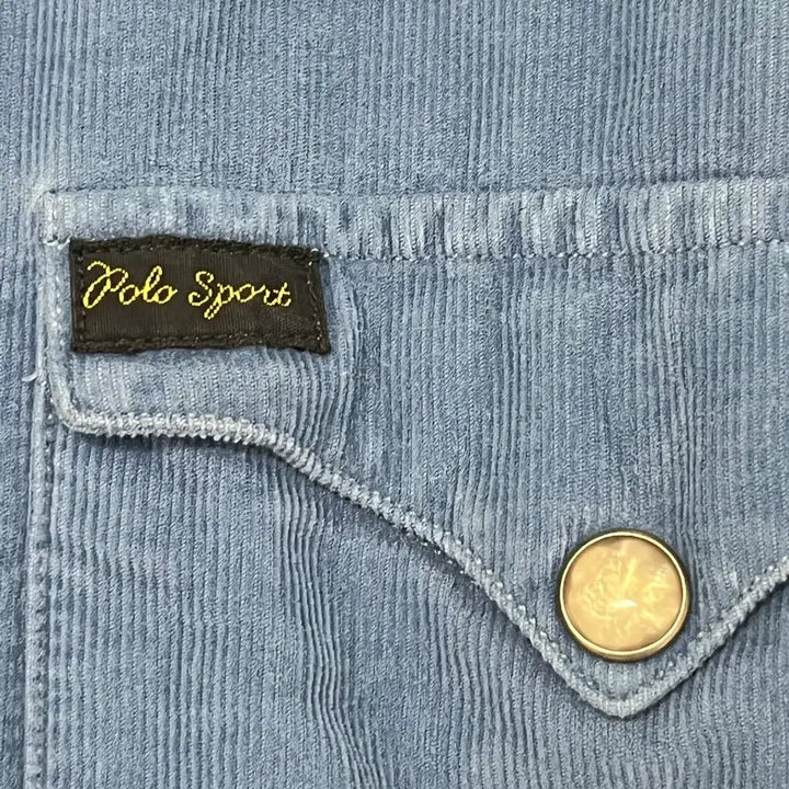 [BUNJANG] Polo Sport Corduroy Western Shirt / [XXL] 폴로 스포츠 코듀로이 웨스턴 셔츠 남방 블루